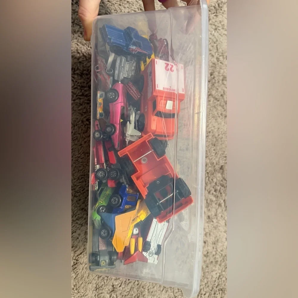 Lot of Hotwheels Matchbox and Misc. Cars and Trucks